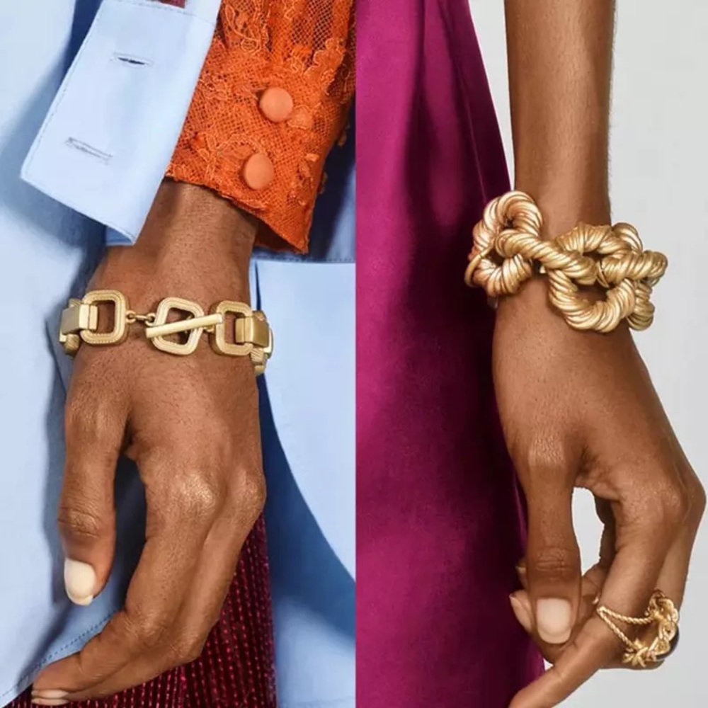Zara Link Twist Chain or Box Chain Limited Edition Bracelet - Picture 2 of 16